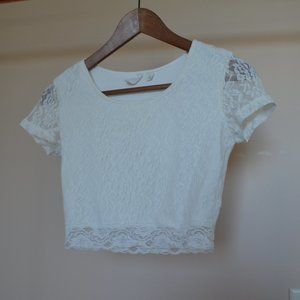 Lace Crop Top from Urban Outfitters